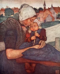 Een Moeder en Kind van Axel, 1904